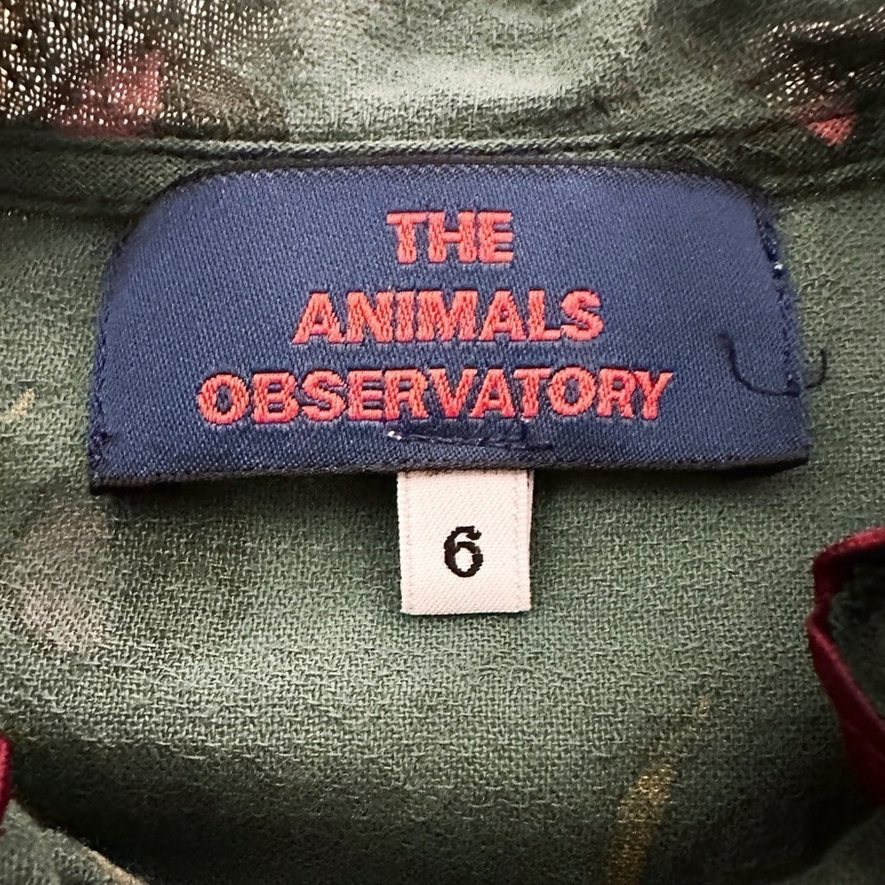 The Animals Observatory | Ruffle Button Up Blouse (6 yrs) - Picture 7 of 8